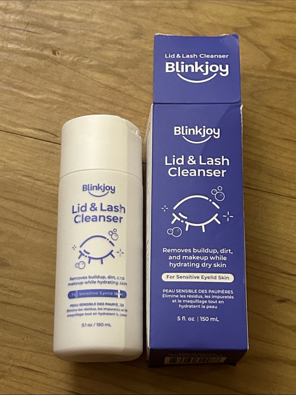 Blinkjoy Lid & Lash Cleanser - 5 fl oz. New in box   Exp 2028
